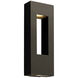 Atlantis LED 24 inch Bronze Outdoor Wall Mount Lantern, Large