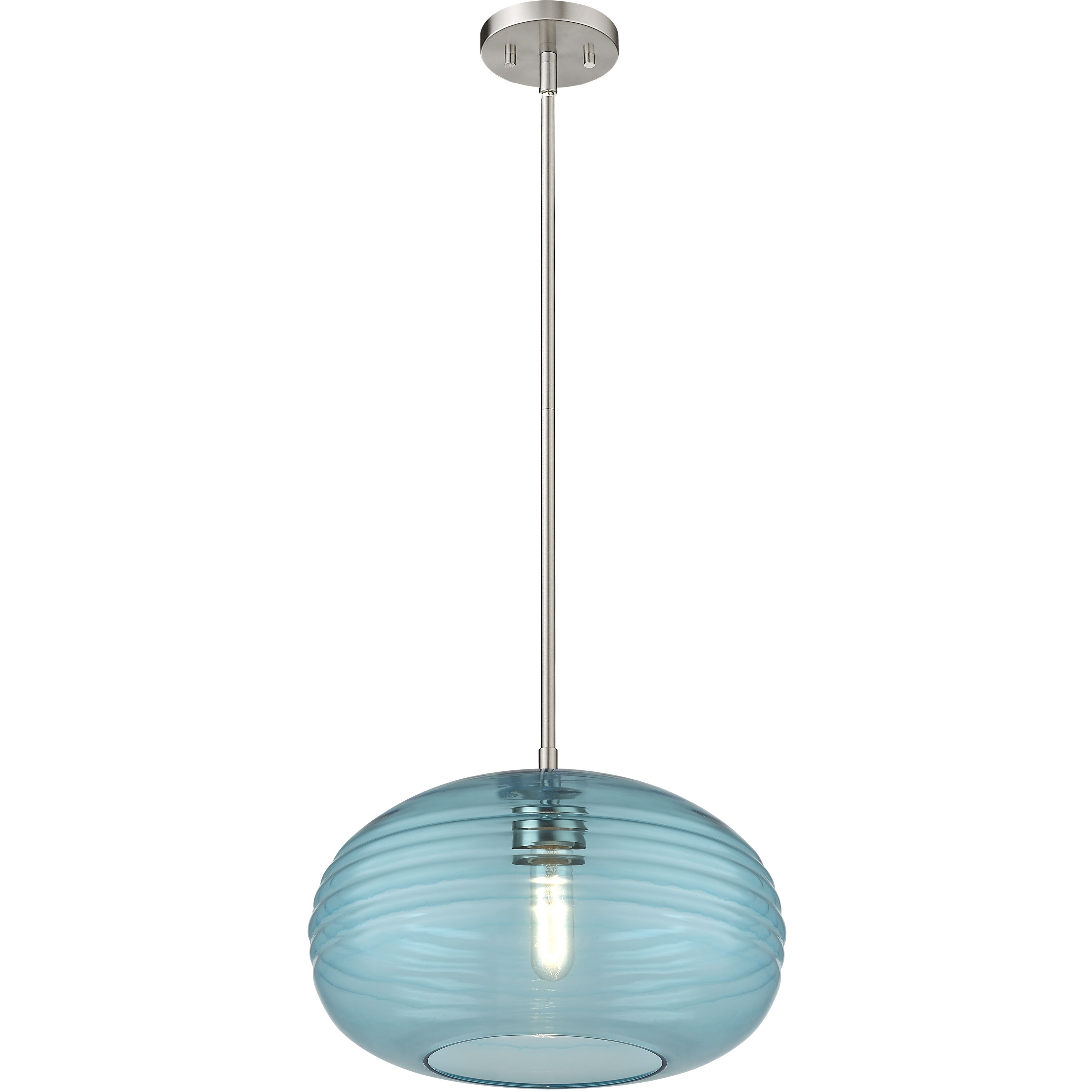 Harmony 1 Light 14 inch Brushed Nickel Pendant Ceiling Light