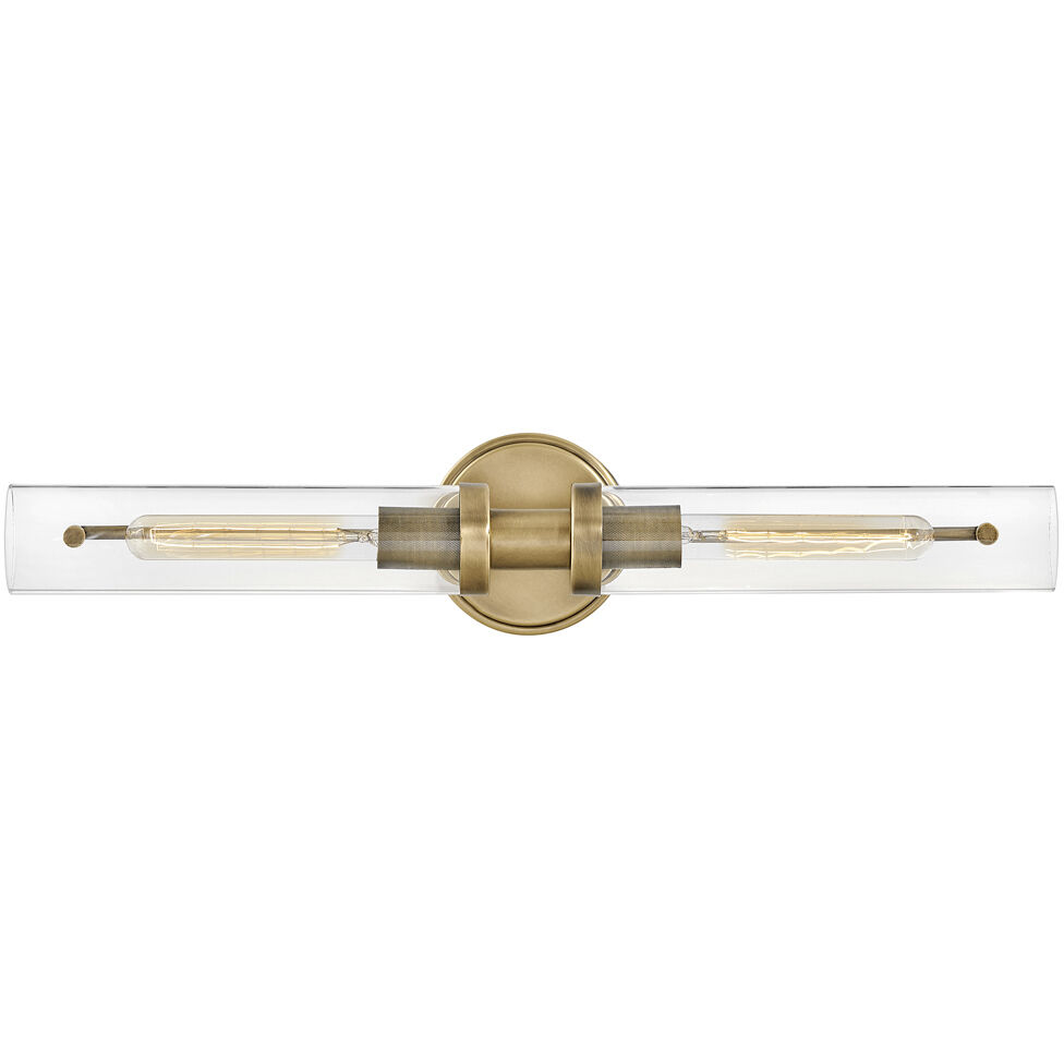 Vaughn 2 Light 25 inch Heritage Brass Vanity Light Wall Light