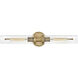 Vaughn 2 Light 25 inch Heritage Brass Vanity Light Wall Light