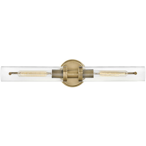 Vaughn 2 Light 25 inch Heritage Brass Vanity Light Wall Light