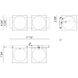 Squircle Wall Sconce Wall Light in Chrome