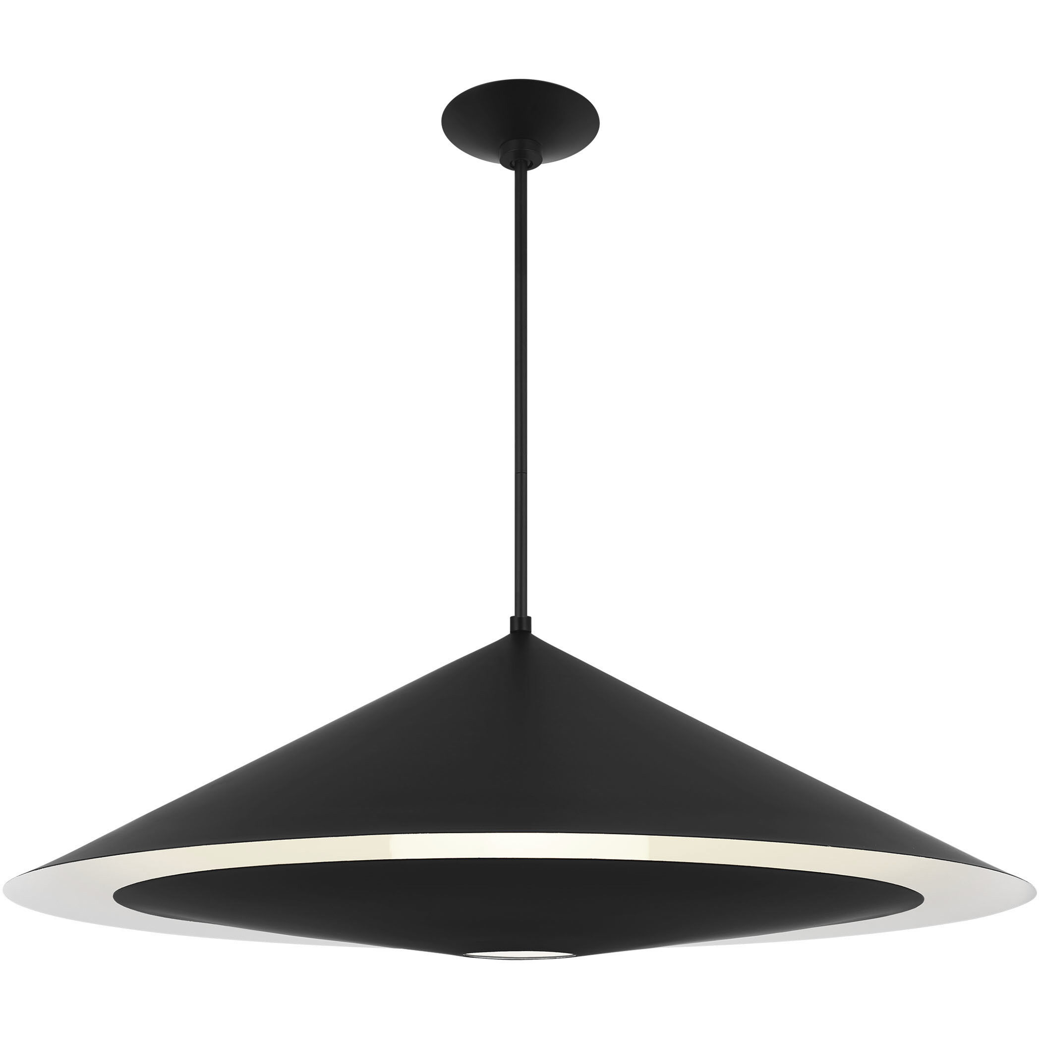 Kelly by Kelly Wearstler Echo 1 Light 36 inch Midnight Black Pendant Ceiling Light