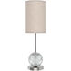 Marni 21.5 inch 12.00 watt Polished Nickel/White Linen Table Lamp Portable Light