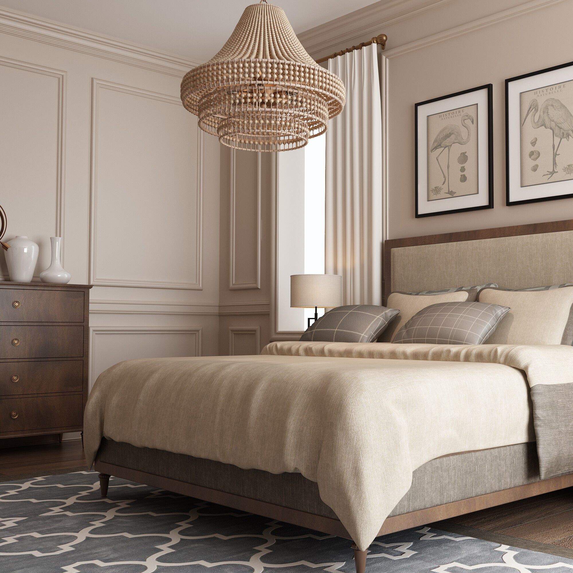 Silas 6 Light 26.75 inch Burnished Silver Chandelier Ceiling Light