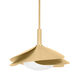 Brookhaven 1 Light 22 inch Vintage Gold Leaf Pendant Ceiling Light