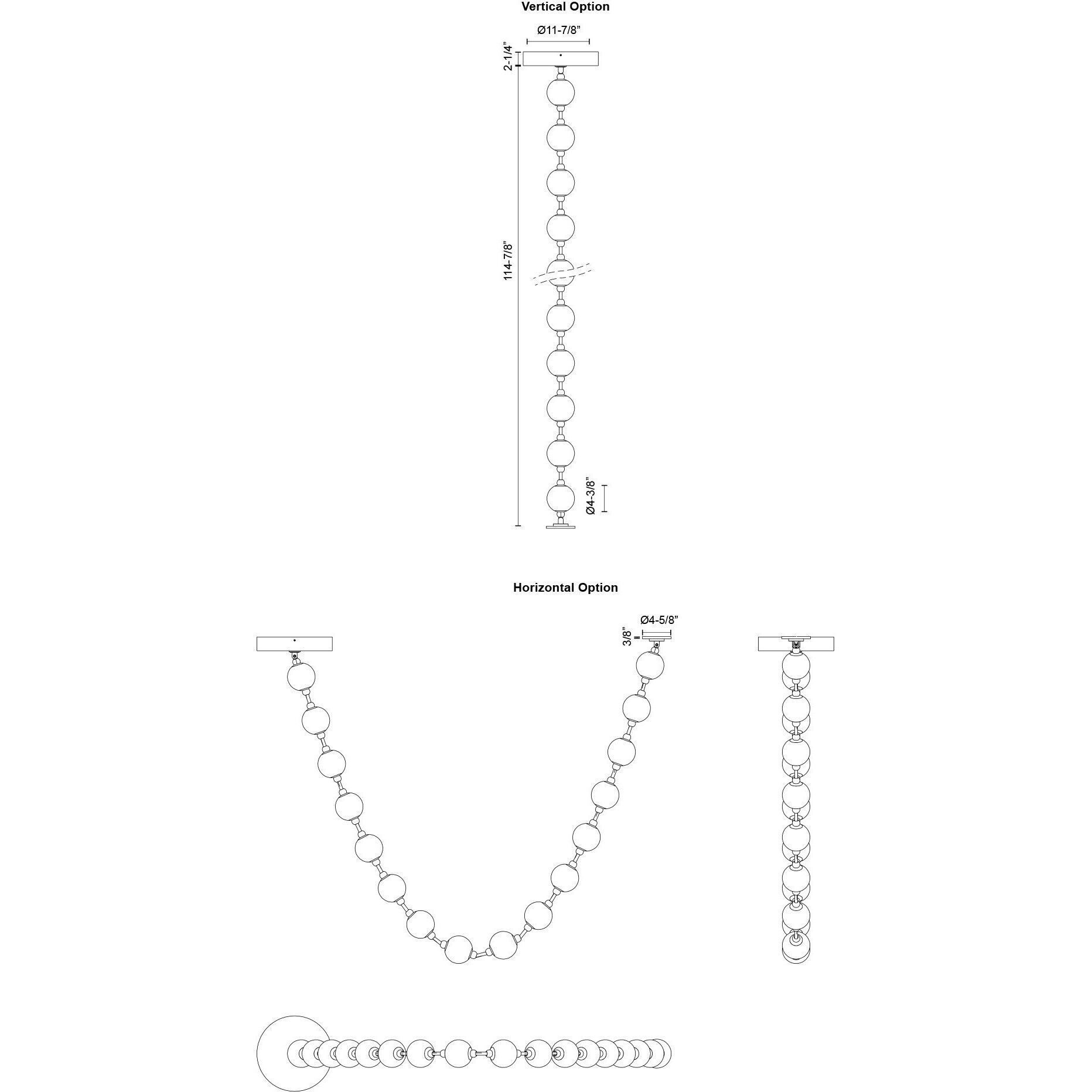 Marni Pendant Ceiling Light in Natural Brass