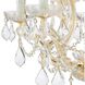 Maria Theresa 6 Light 20 inch Gold Chandelier Ceiling Light in Clear Spectra
