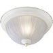 Minka-Lavery Energy Star 1 Light 11 inch Textured White Flush Mount Ceiling Light in GU24 828-86-PL - Open Box