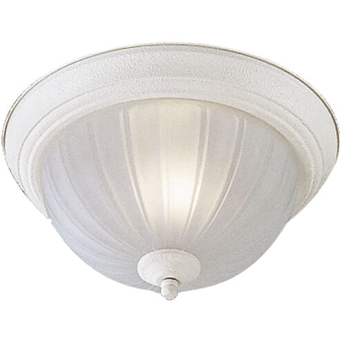 Energy Star 1 Light 11 inch Textured White Flush Mount Ceiling Light in GU24