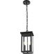 Venango 2 Light 7 inch Black Outdoor Pendant