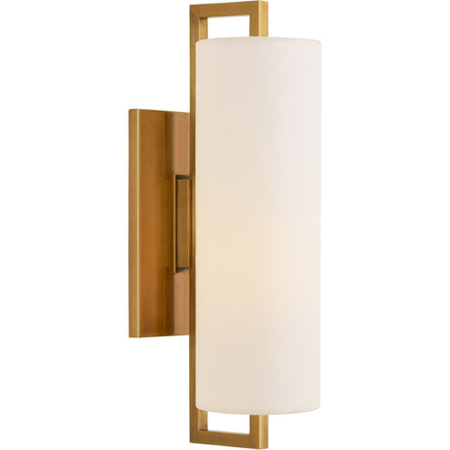 Ian K. Fowler Bowen LED 4.5 inch Hand-Rubbed Antique Brass Sconce Wall Light, Medium