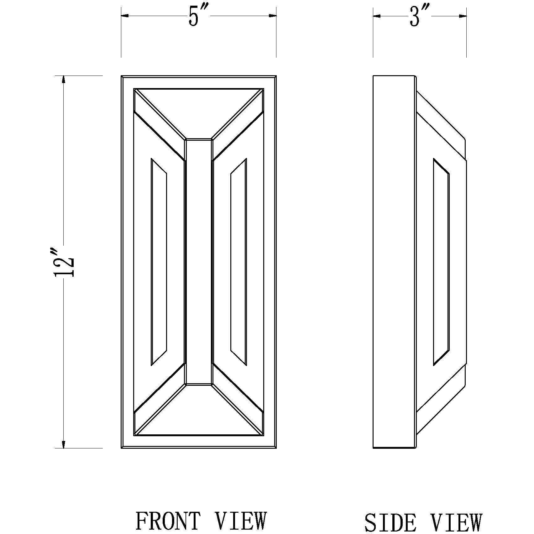 Banff LED 12 inch Sand Black Outdoor Wall Light in Soft Sand Black
