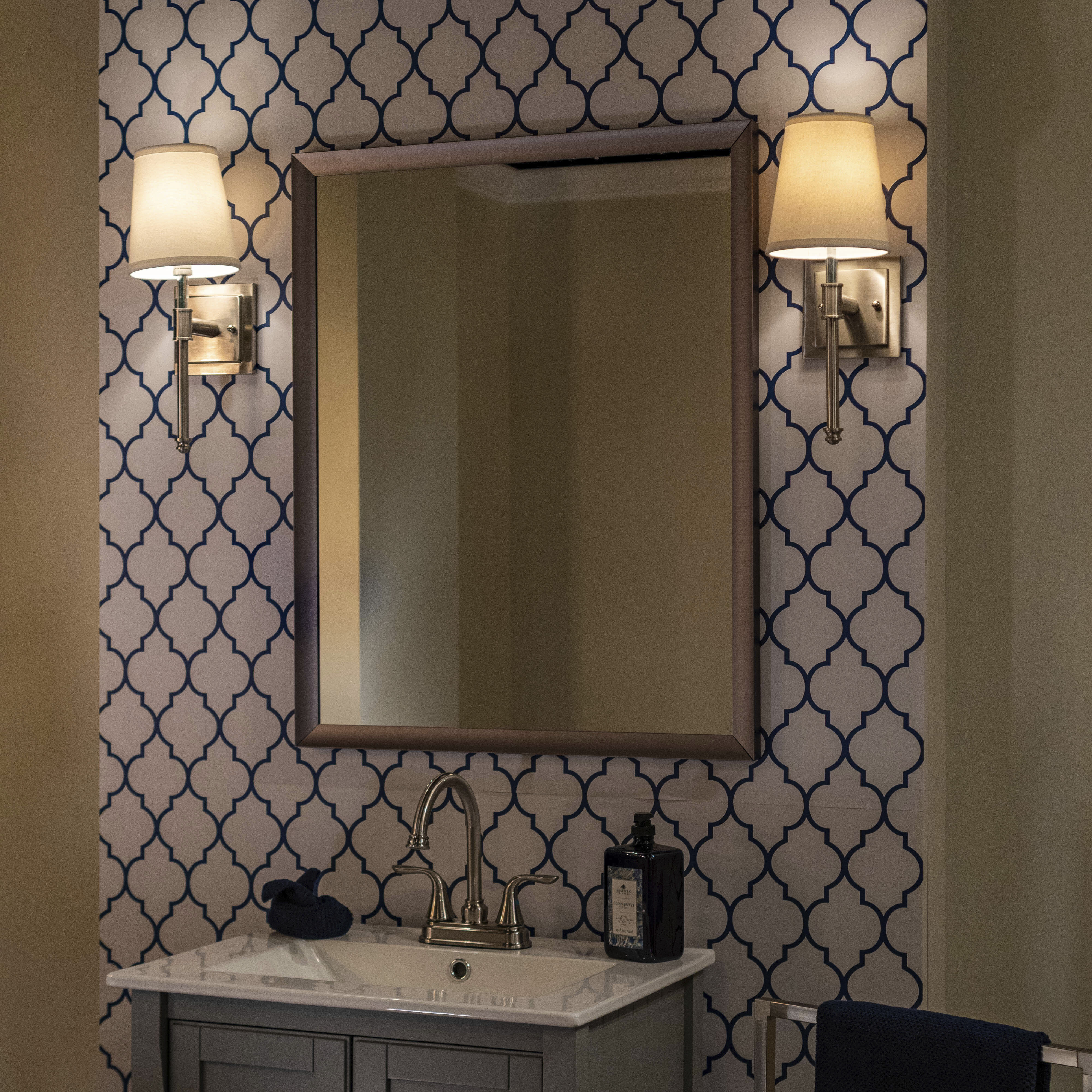 Ritz LED 6.75 inch Satin Nickel Bathroom Light Wall Light