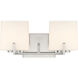 Mirelle 2 Light 16 inch Brushed Nickel Vanity Wall Light