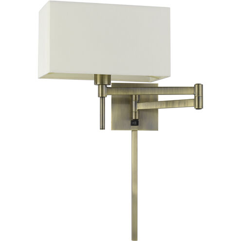 Robson 1 Light 6 inch Antique Brass Wall Lamp Wall Light