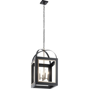 Vath 4 Light 16 inch Black Large Foyer Pendants Ceiling Light, Large