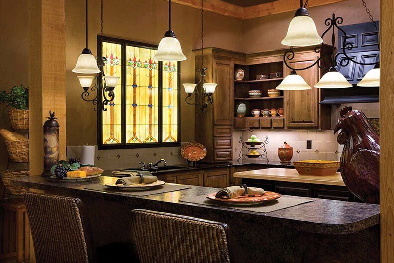 Brushed bronze kitchen light fixtures deals