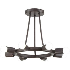 Dakota 8 Light 15.00 inch Semi-Flush Mount