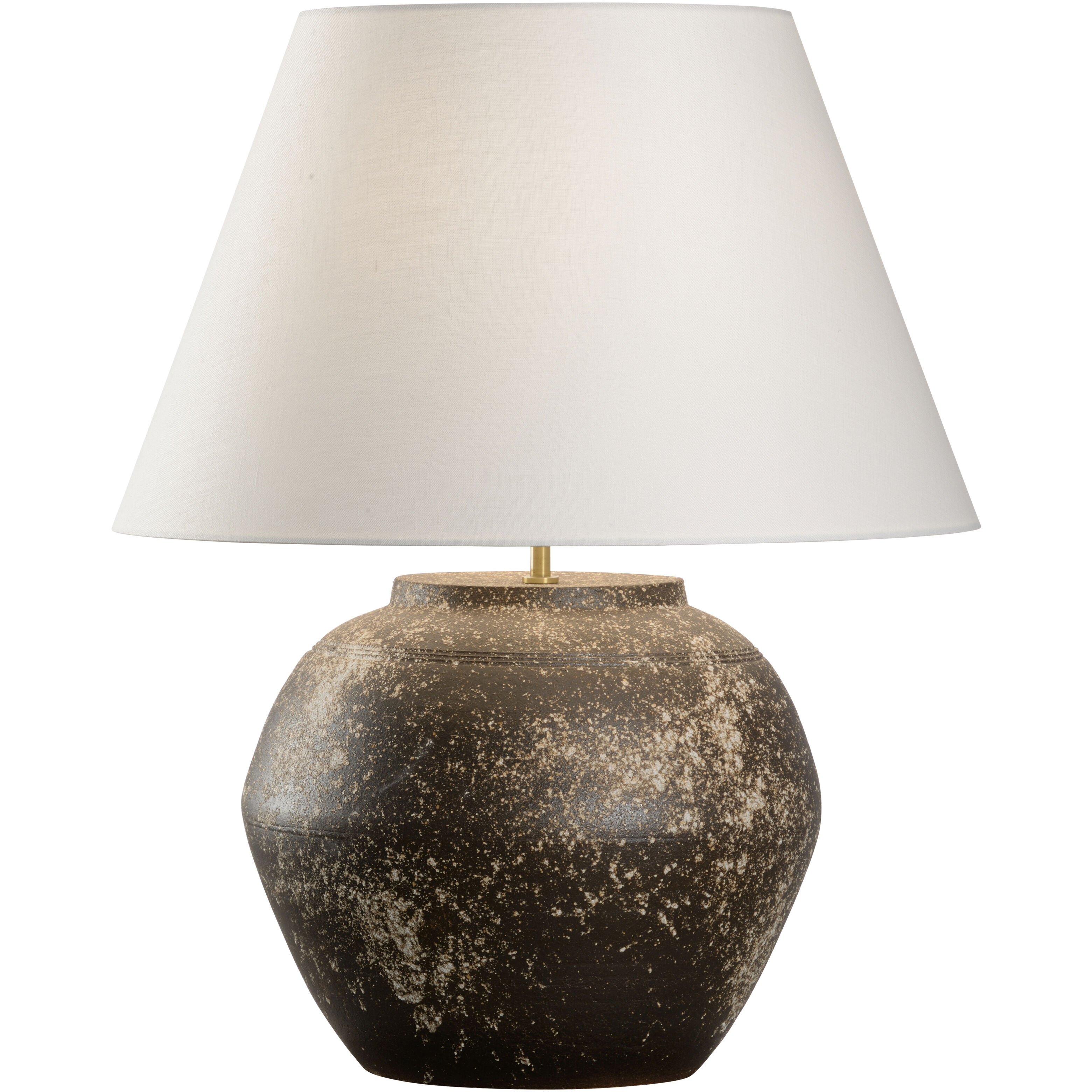 Mako 19 inch 100.00 watt Brown Table Lamp Portable Light