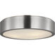 Albee 2 Light 18 inch Brushed Nickel Flush Mount Ceiling Light, Large