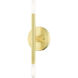 Copenhagen 2 Light 16 inch Satin Brass ADA ADA Sconce Wall Light