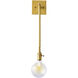 New Traditional 1 Light Spartina Gold Wall Sconce Wall Light