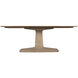 Travis 84 X 44 inch Washed Walnut Dining Table