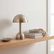 Breece 11.25 inch Plated Brass Rechargeable LED Accent Lamp Portable Light