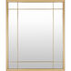 Arnab 36 X 30 inch Light Grey Mirror, Rectangle