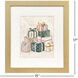 Seasons of Wonder Green and Multi and Pink and White Framed Art, Propac