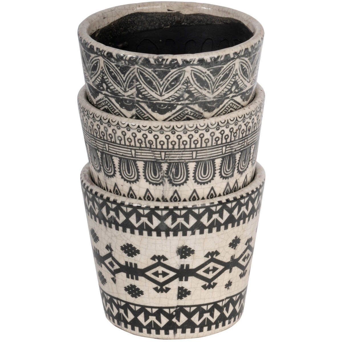 Terracotta Black Planter