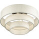 Manorwood 4 Light 21 inch English Bronze Semi Flush Mount Ceiling Light, Extra Large