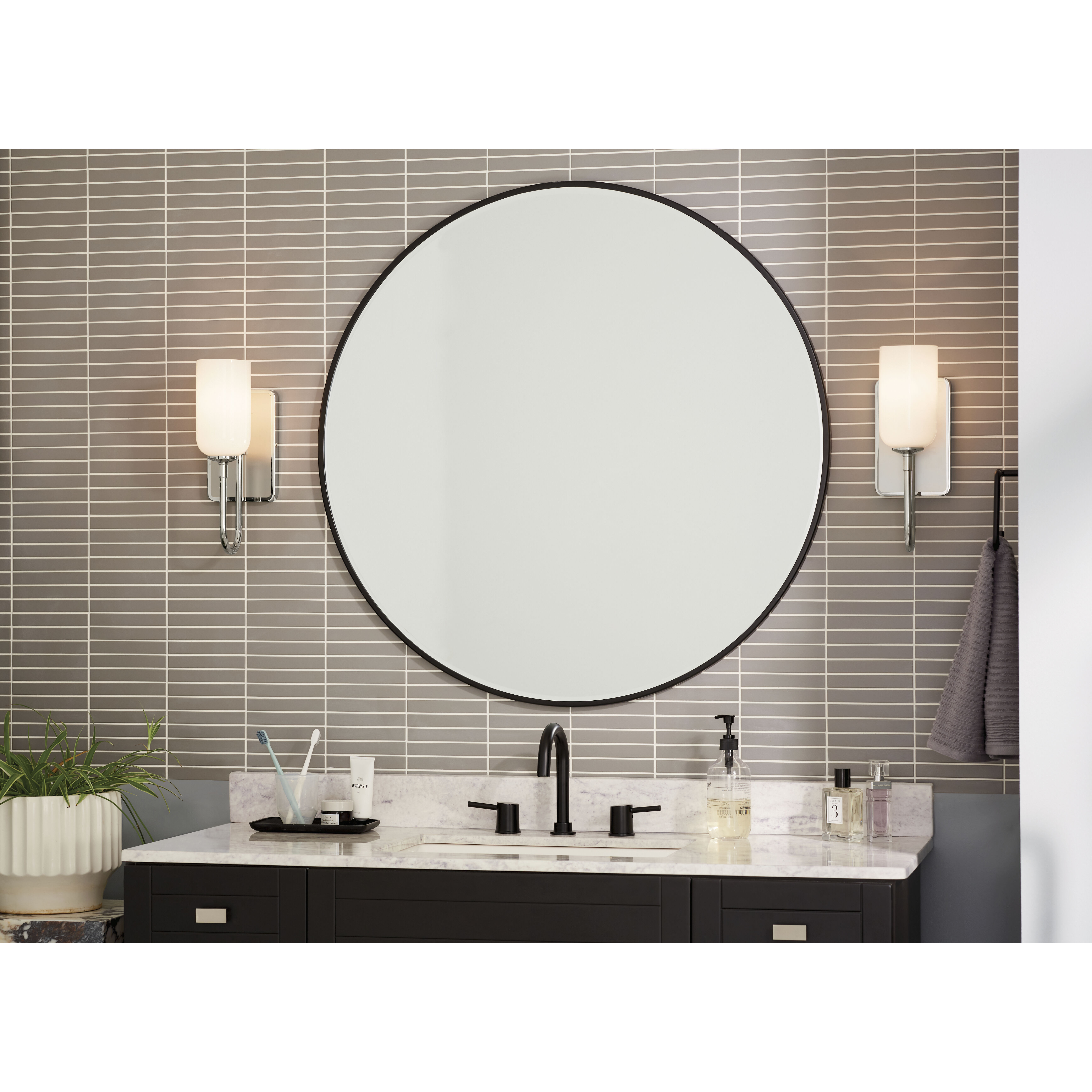 Solia LED 5 inch Polished Nickel with Satin Nickel Wall Sconce Wall Light