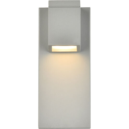 Raine 11 inch Silver Outdoor Wall Light