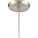Evening Sky 1 Light 5 inch Satin Nickel Mini Pendant Ceiling Light