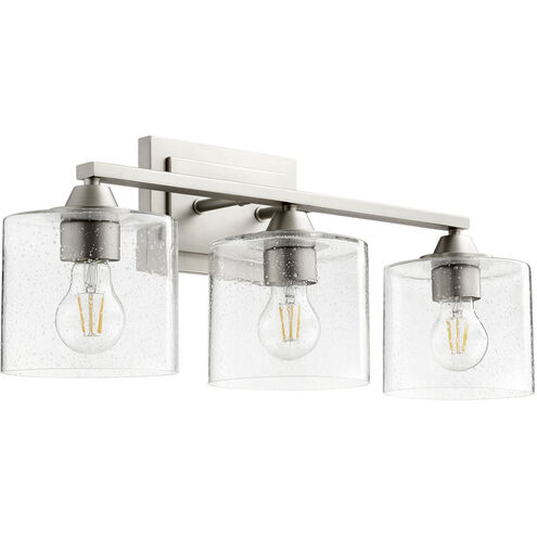 Dakota 3 Light 24 inch Satin Nickel Vanity Light Wall Light