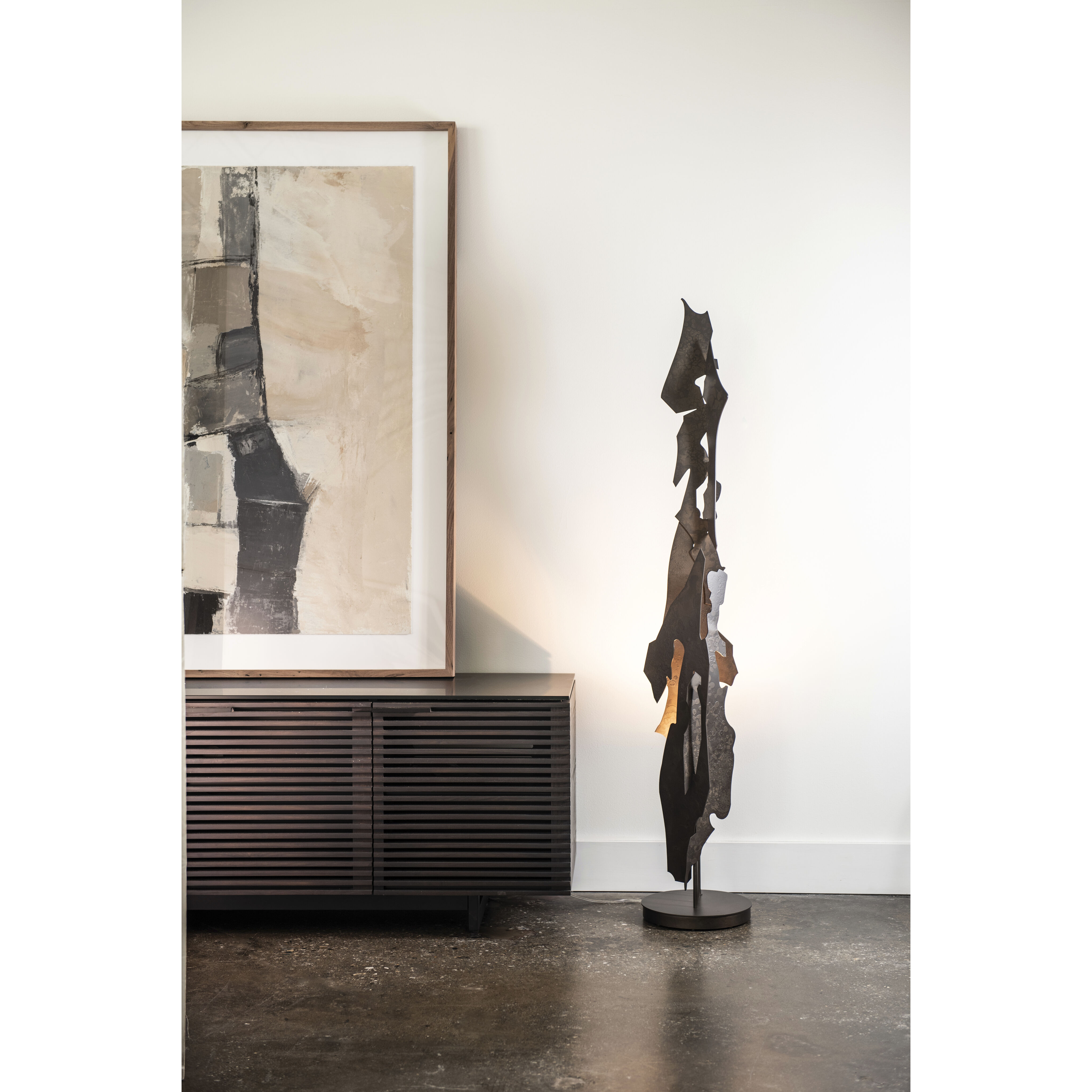 Fracture 64.2 inch 60.00 watt Dark Smoke Floor Lamp Portable Light