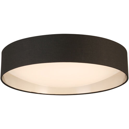 Orme LED 19.88 inch Black/Brushed Nickel Flush Mount Ceiling Light