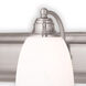 Springfield 6 Light 48 inch Brushed Nickel Bath Vanity Wall Light