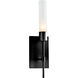 Vela 1 Light 4.5 inch Ink ADA Sconce Wall Light in Frosted