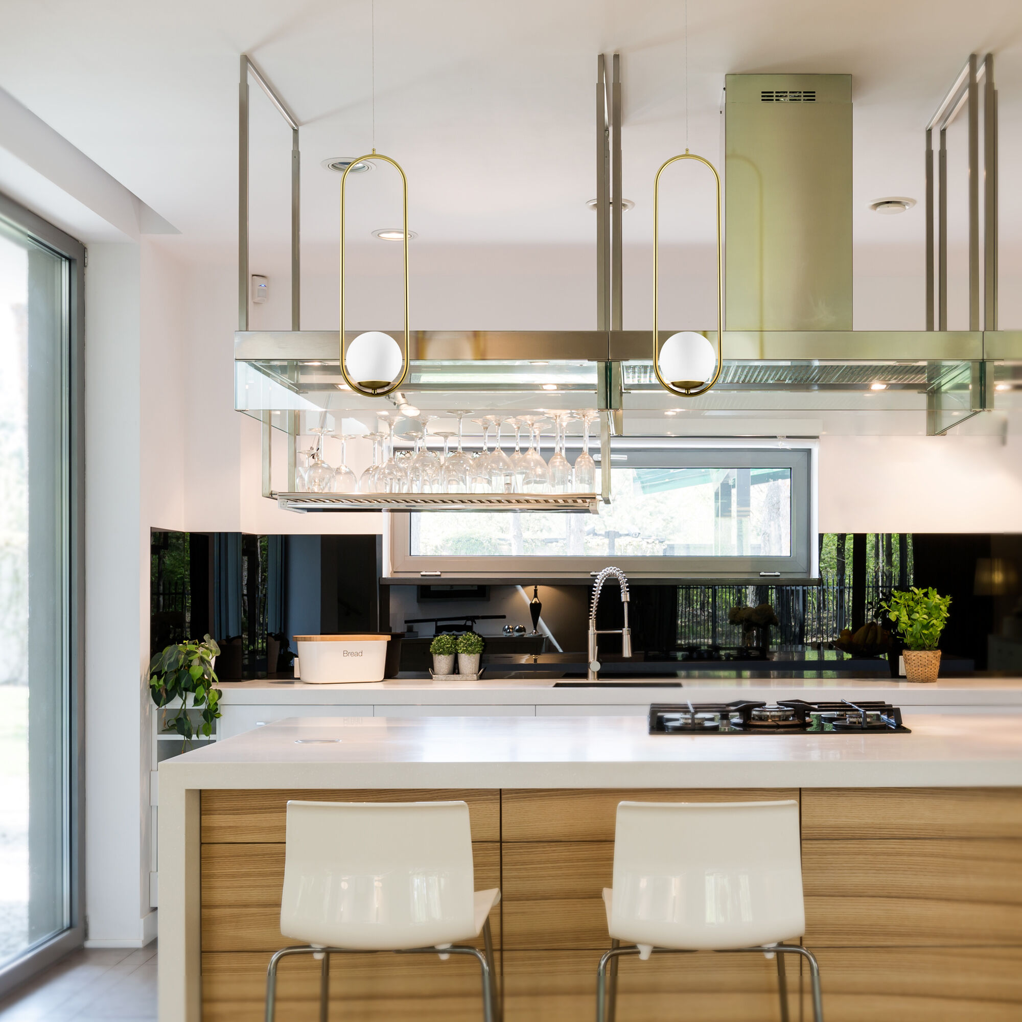 Capri 5.5 inch Antique Brass Pendant Ceiling Light