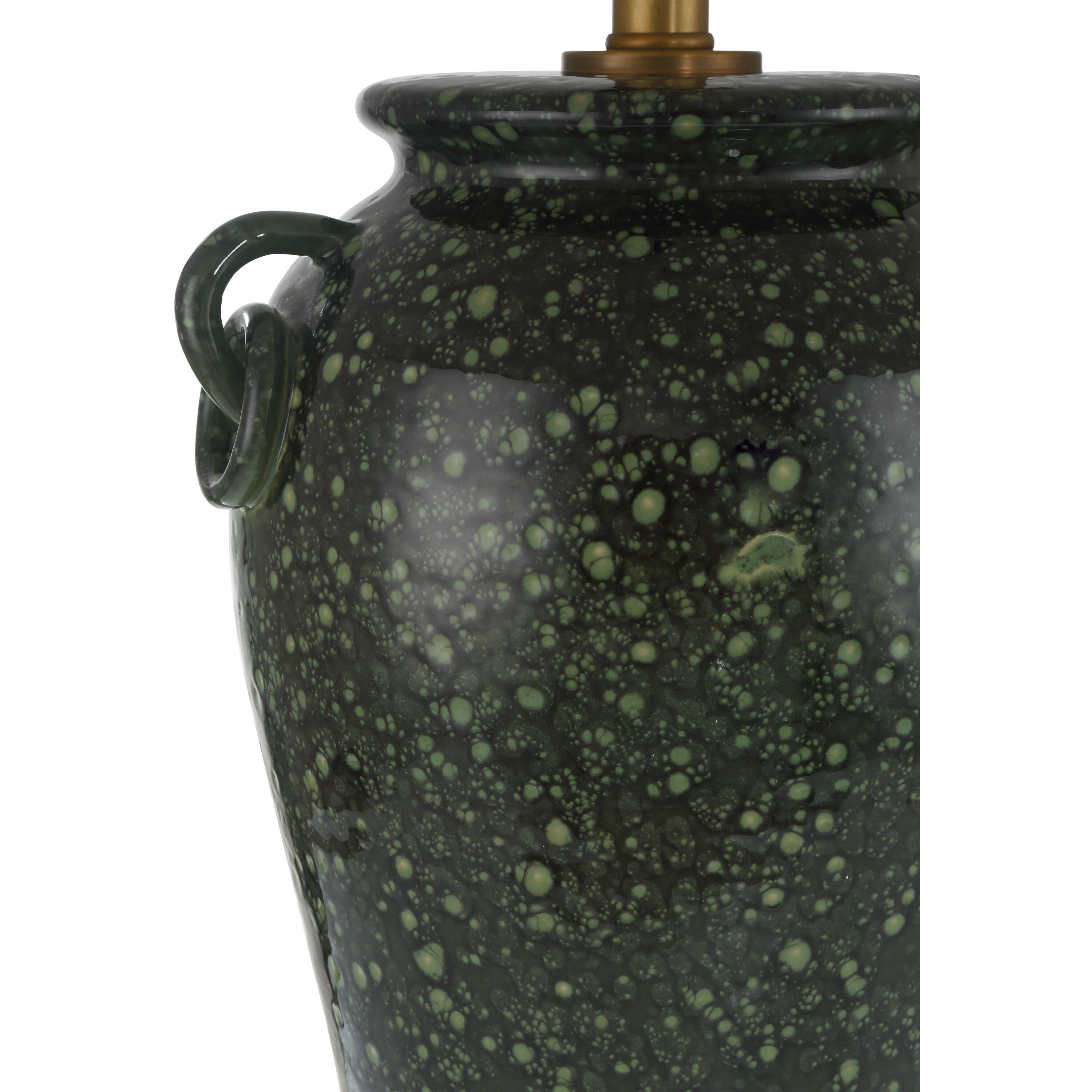 Junko 29 inch 150.00 watt Green/Clear Table Lamp Portable Light