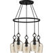 Kendrick 5 Light 27 inch Western Bronze Island Chandelier Ceiling Light