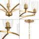 Parkhurst 5 Light 25 inch Brushed Bronze Chandelier Ceiling Light