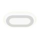 Offset LED 24 inch Textured White Surface Mount Ceiling Light