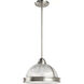 Pratt Street Prismatic 2 Light 12.75 inch Brushed Nickel Pendant Ceiling Light