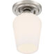 Shyloh 1 Light 4.88 inch Brushed Nickel Pendant / Semi Flush Ceiling Light