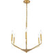Enzo 6 Light 22 inch Brass Pendant Ceiling Light