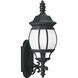 Wynfield 1 Light 23.5 inch Black Outdoor Wall Lantern, Large